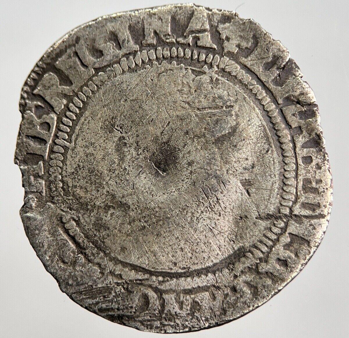 Elizabeth I 1st Groat Hammered Silver Coin | Collectable Grade | a2511