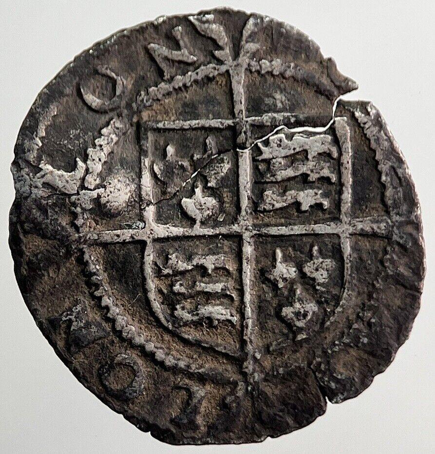Elizabeth I 1st Penny Silver Hammered Coin | Collectable Grade | a6093