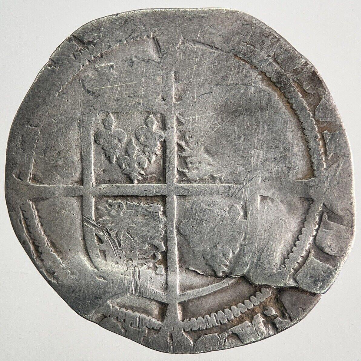 Elizabeth I 1st Sixpence British Silver Hammered Coin | a9957