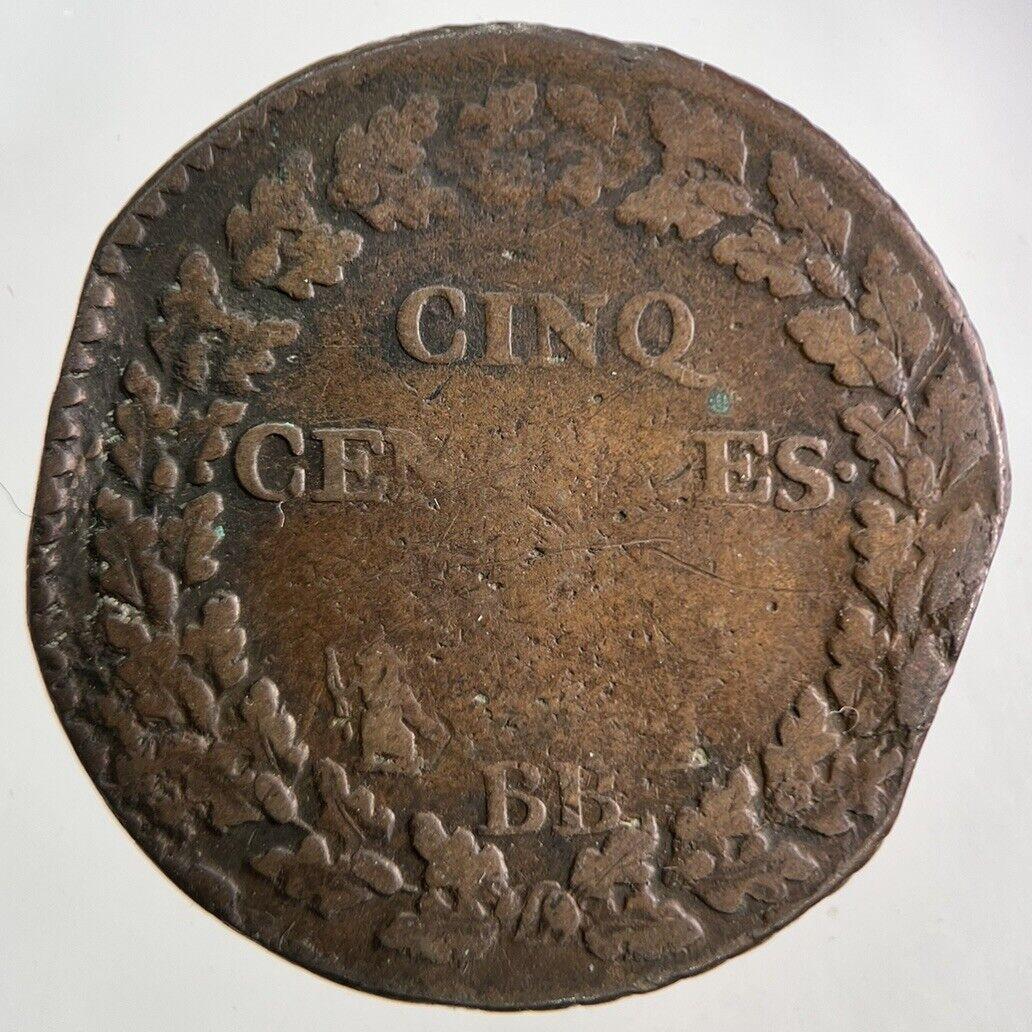 France 5 Cinq Centimes Coin | Fine Collectable Grade