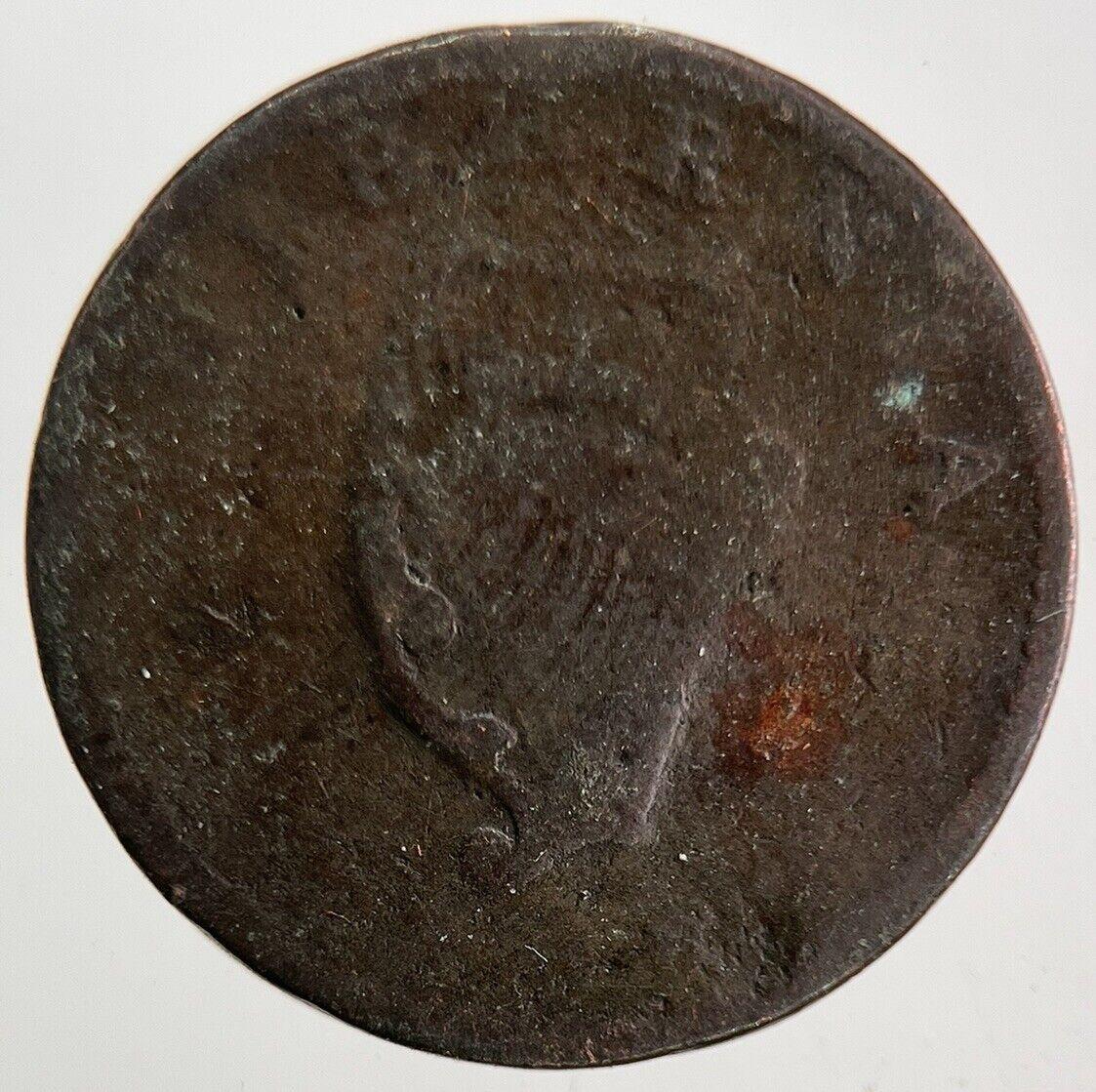 Irish Hibernia Farthing Coin | Fair Grade