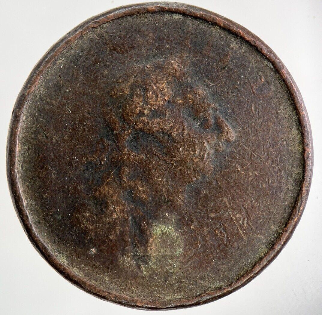 Irish Hibernia One Penny Coin | Fair Grade