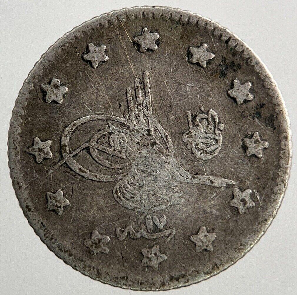 Islamic Turkey Ottoman Empire 1 Kurus Silver Coin | Fine Collectable Grade