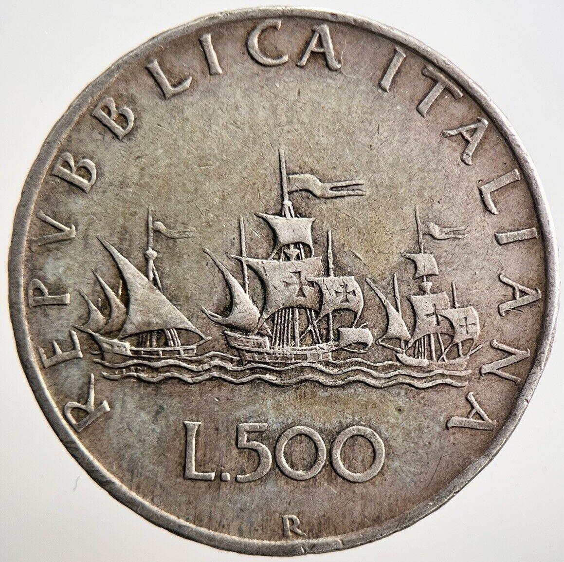 Italy 500 Lira Silver Coin | Very High Grade | a3653