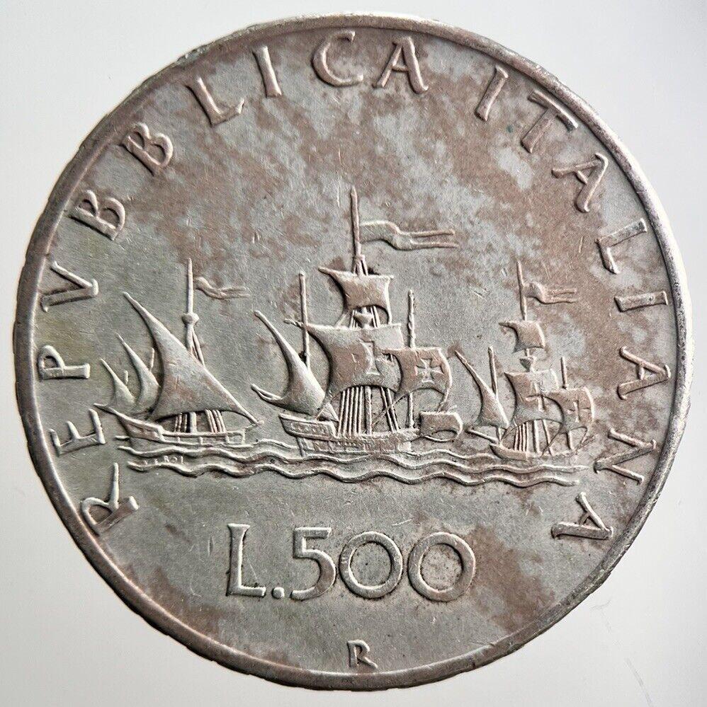 Italy 500 Lira Silver Coin | Very High Grade | a3654