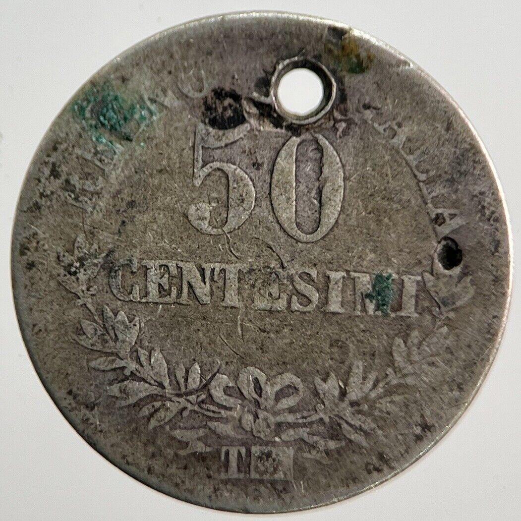 Italy 50 Centesimi Silver Coin | Collectable Grade | a7261