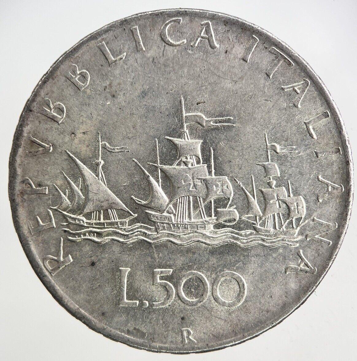 Italy 500 Lire Silver Coin | Very High Grade