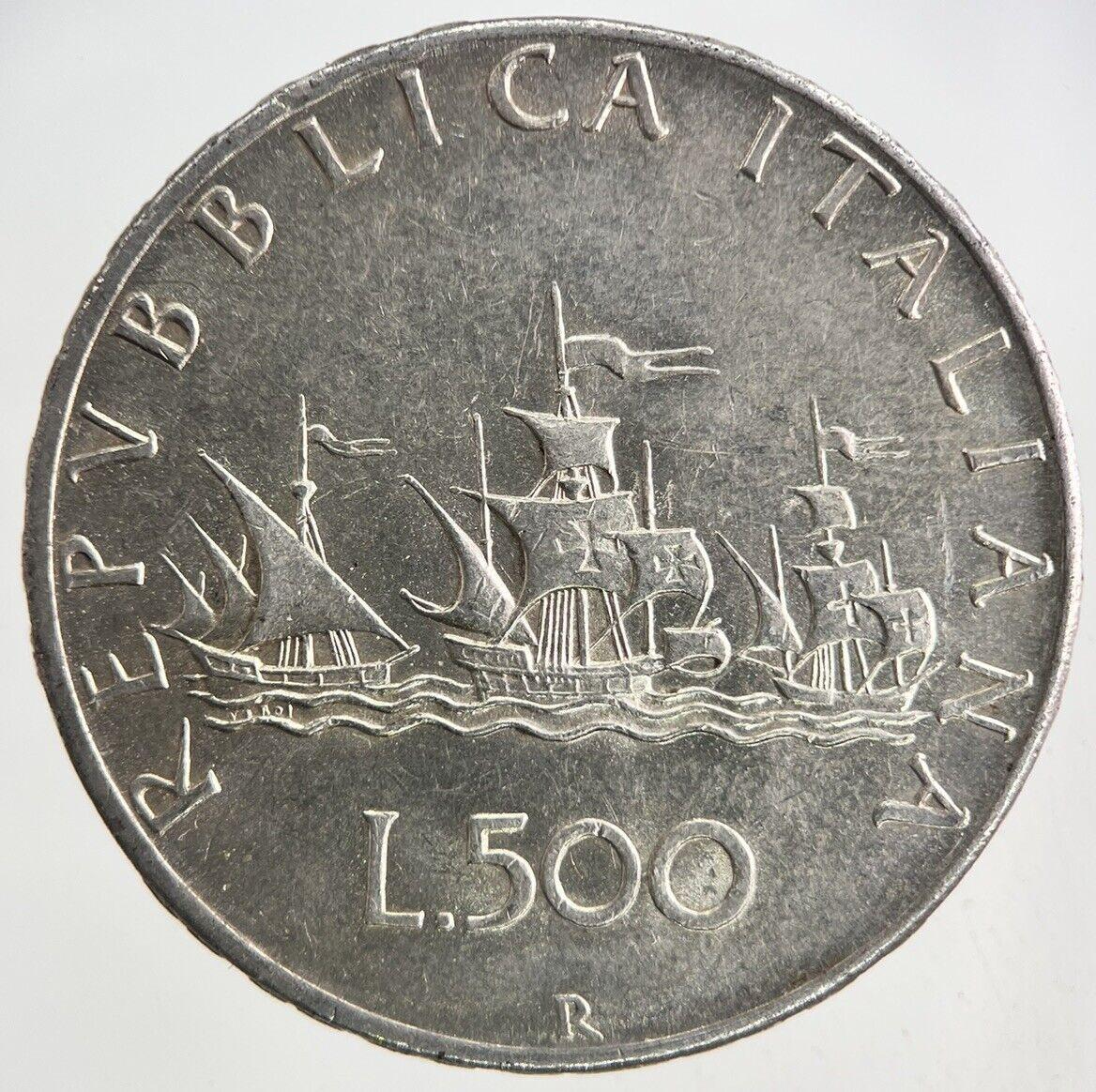 Italy 500 Lire Silver Coin | Very High Grade