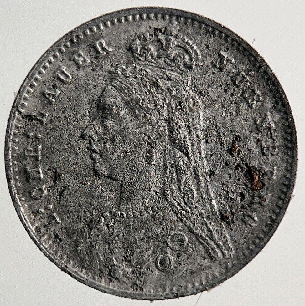 Old Queen Victoria Toy Money Coin | Fine Collectable Grade