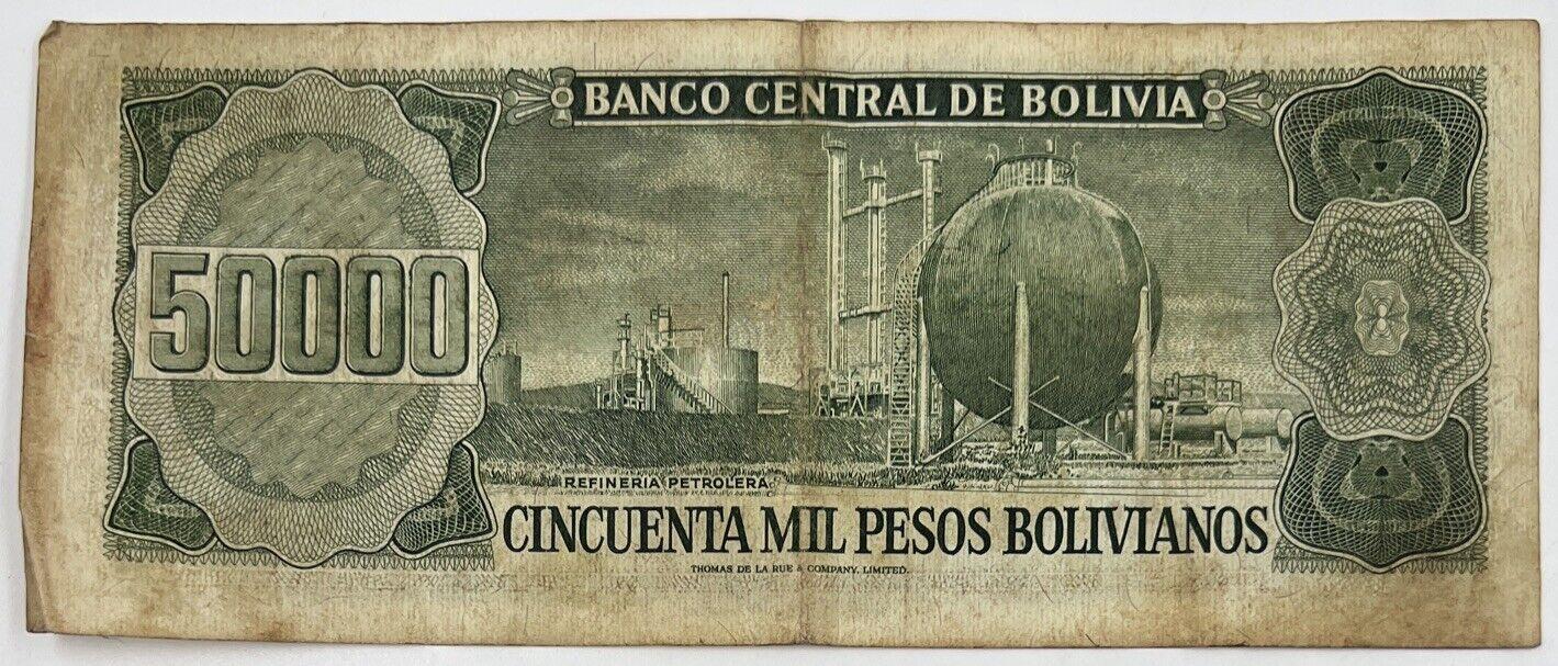 Old Vintage Bolivia 5000 Pesos Banknote | Collectable Grade