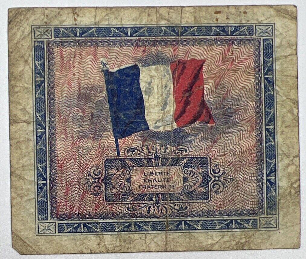 Old Vintage France 5 Cinq Francs Banknote | Collectable Grade