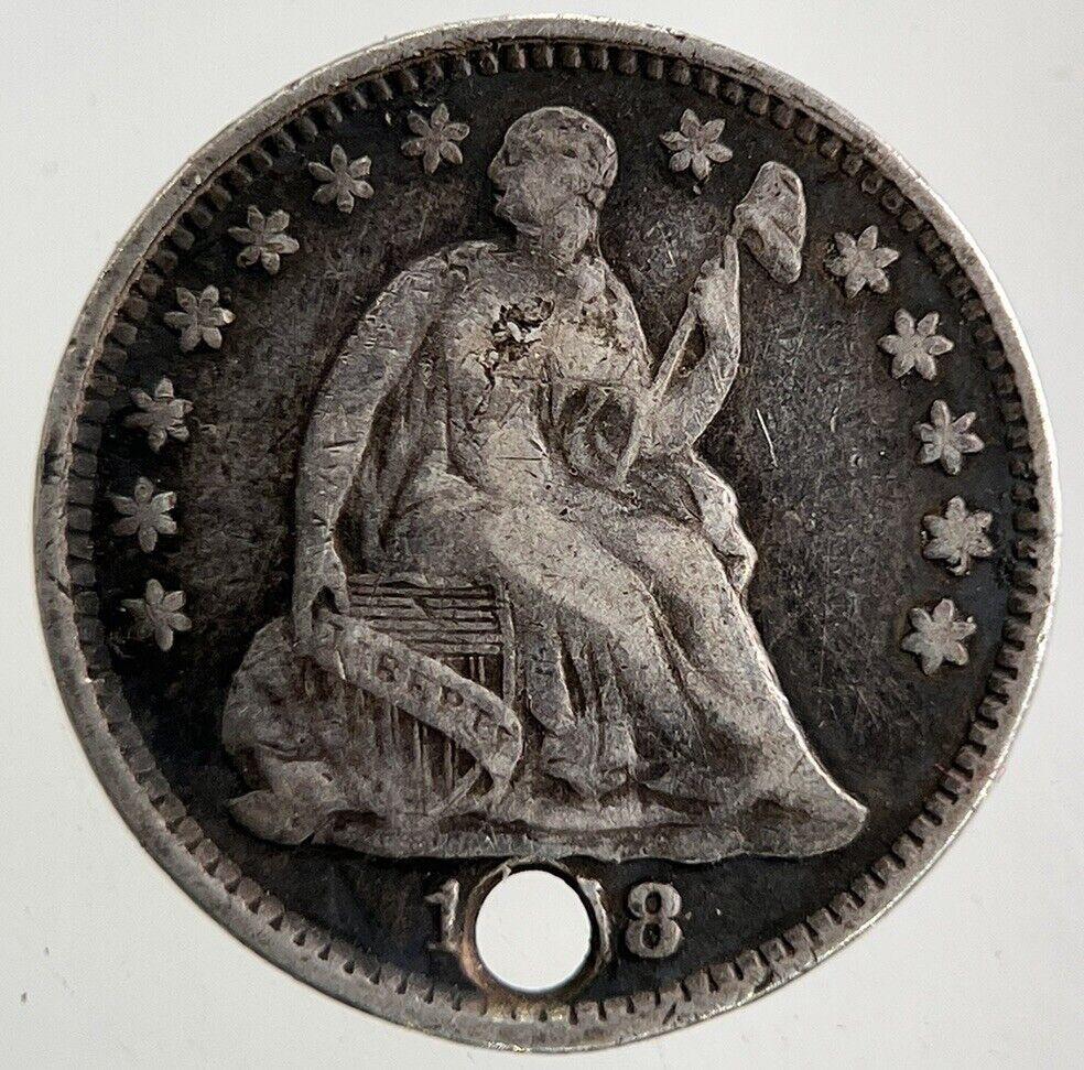 US USA Half Dime Silver Coin | Fine Collectable Grade