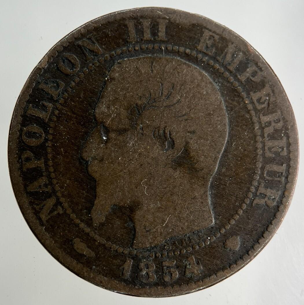 1854 France 5 Centimes Coin | Collectable Grade