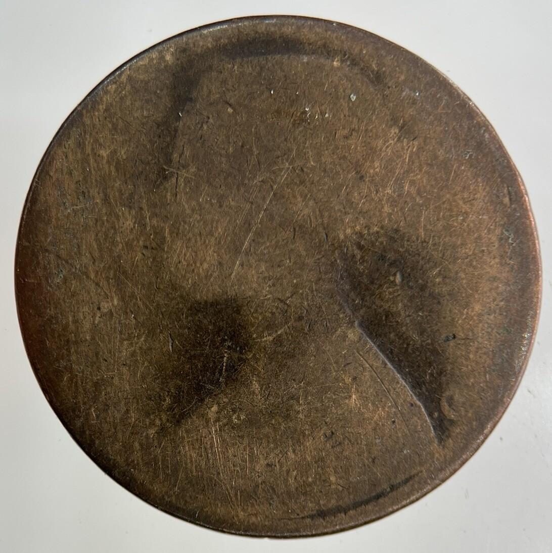 British Victoria One Penny Coin | Worn Grade