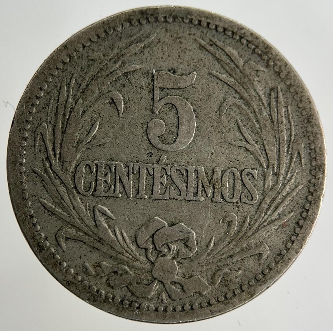 1901 Uruguay 5 Centesimos Coin | Collectable Grade