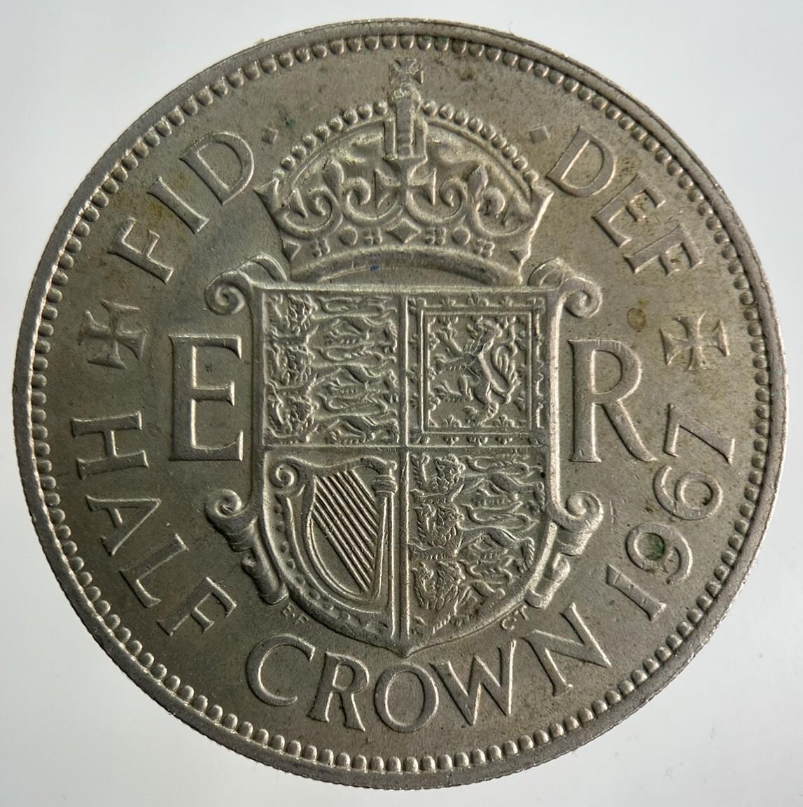 1967 Elizabeth II 2nd Half-Crown Coin | Fine Collectable Grade
