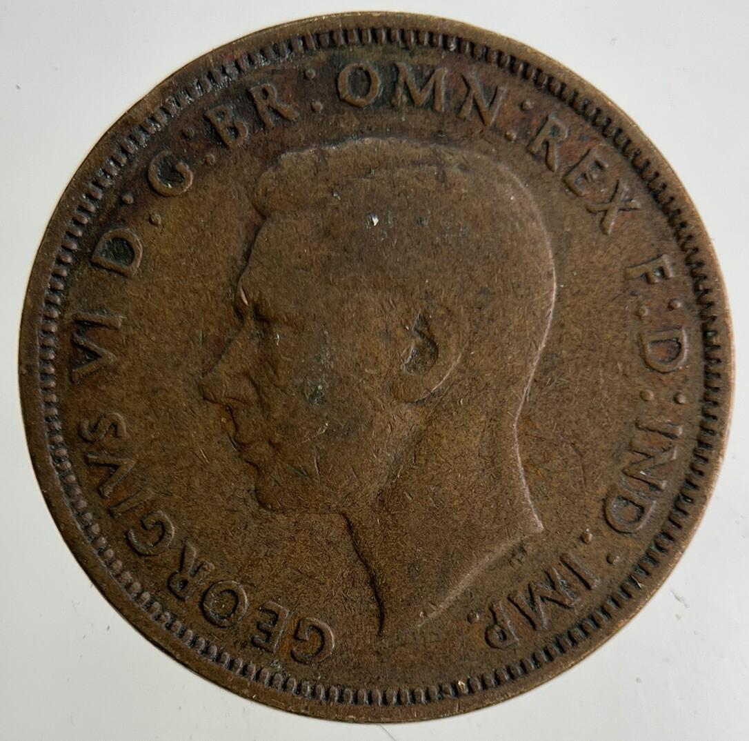 1943 George VI Half-Penny Coin | Collectable Grade