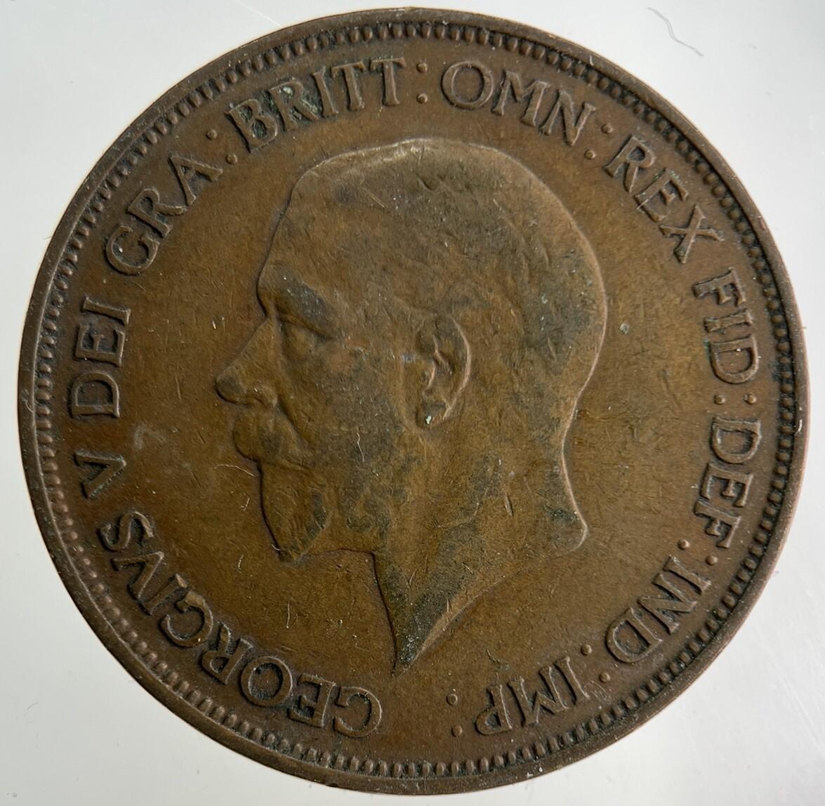 1936 George V One Penny Coin | Fine Collectable Grade