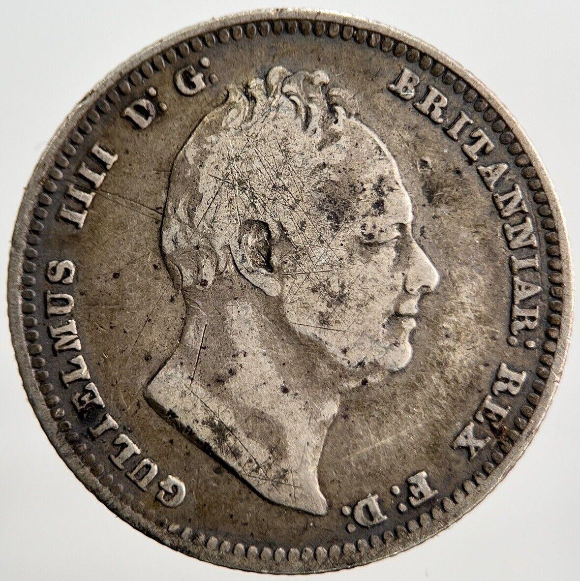 1836 William IV One Shilling Silver Coin | Fine Collectable Grade