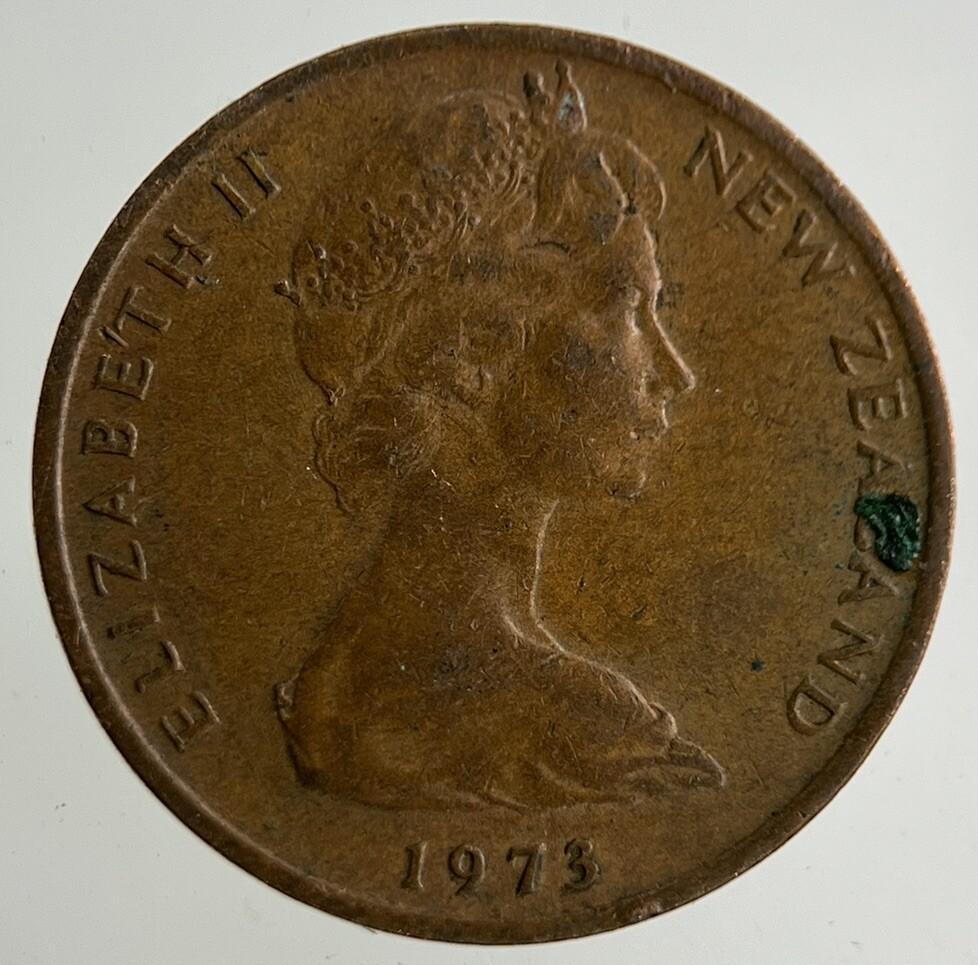 1973 New Zealand 1 Cent Coin | Fine Collectable Grade