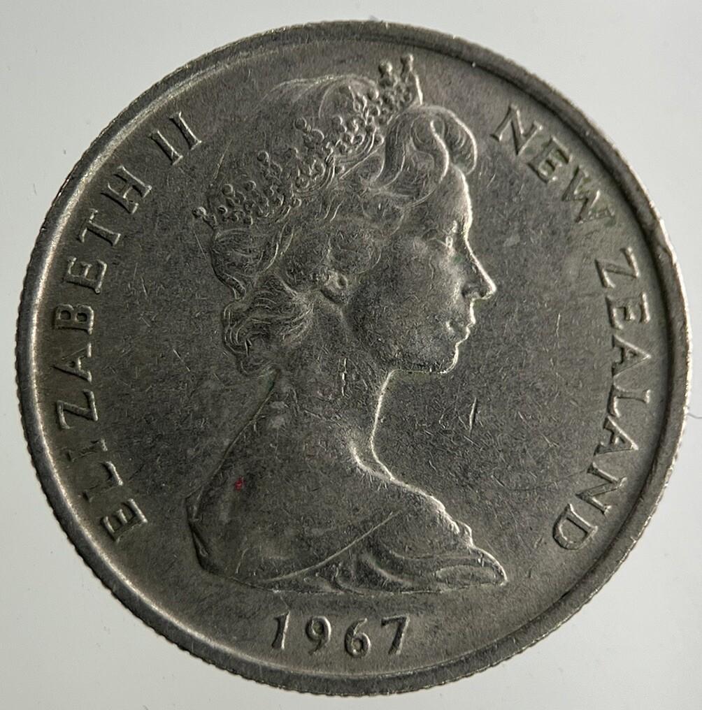 1967 New Zealand 5 Cents Coin | Fine Collectable Grade