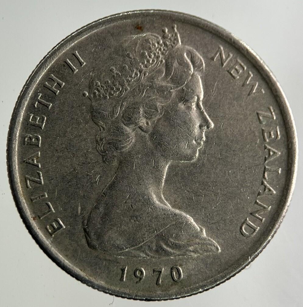 1970 New Zealand 5 Cents Coin | Fine Collectable Grade