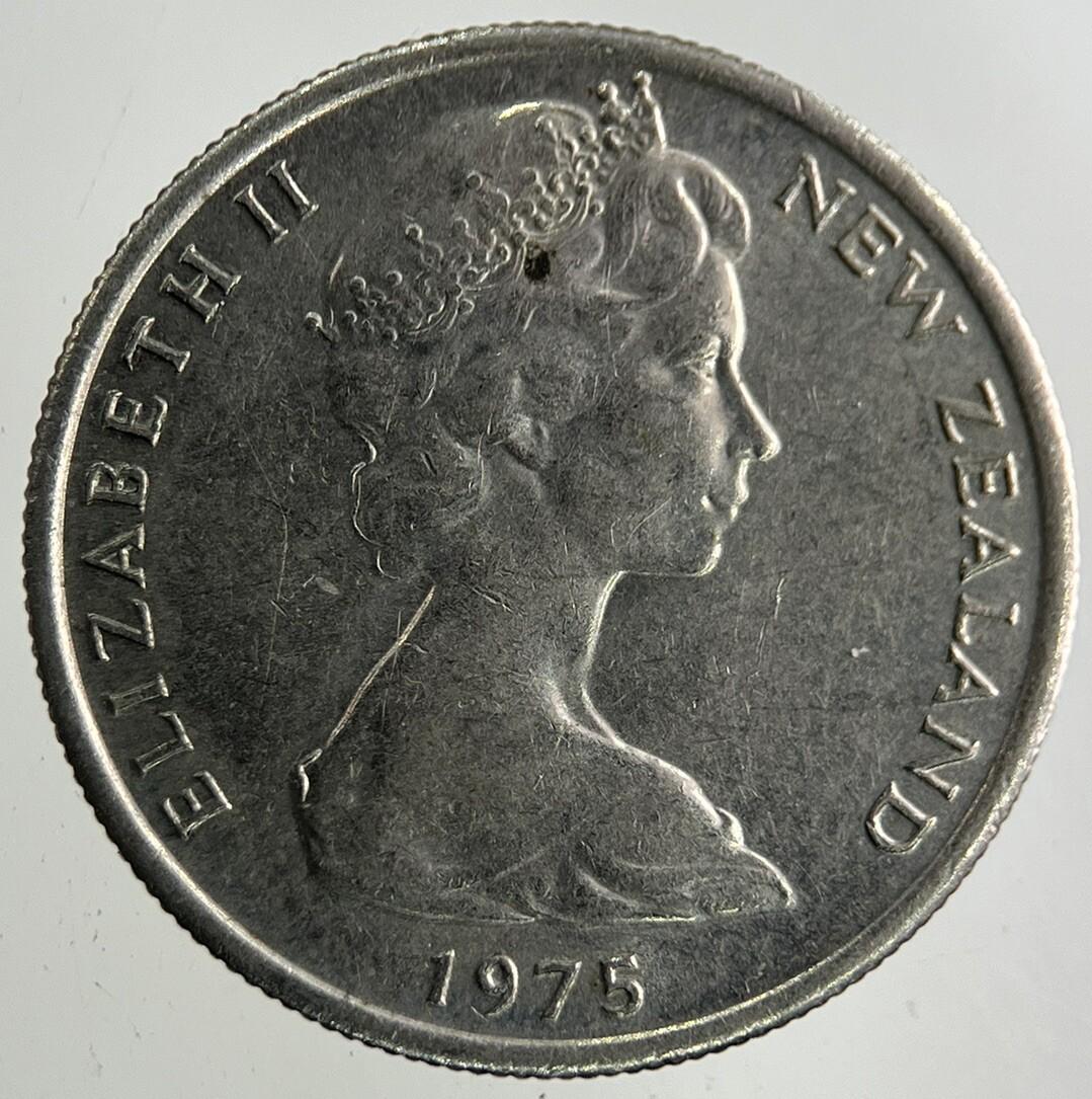 1975 New Zealand 5 Cents Coin | Fine Collectable Grade
