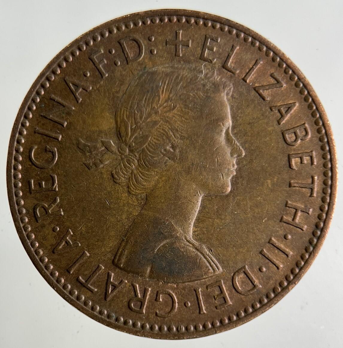 1966 Elizabeth II 2nd Half-Penny Coin | Fine Collectable Grade