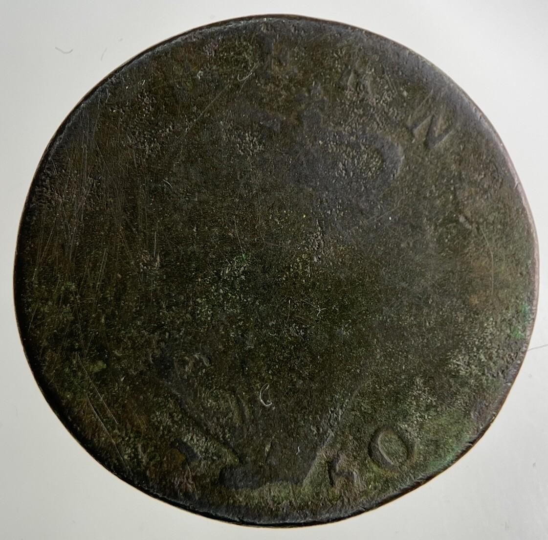 1750 Irish Half-Penny Coin | Collectable Grade