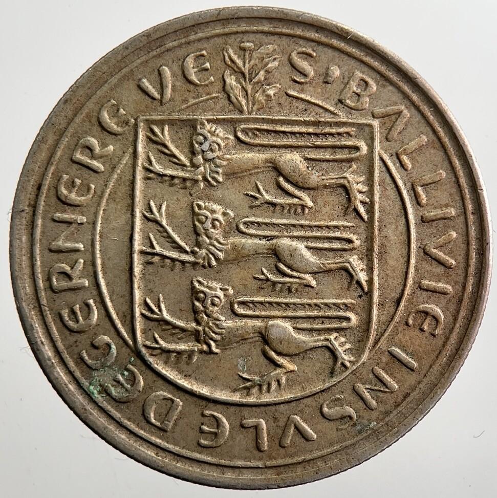 1968 Guernsey 5p 5 Five Pence Coin | Fine Collectable Grade | a7491