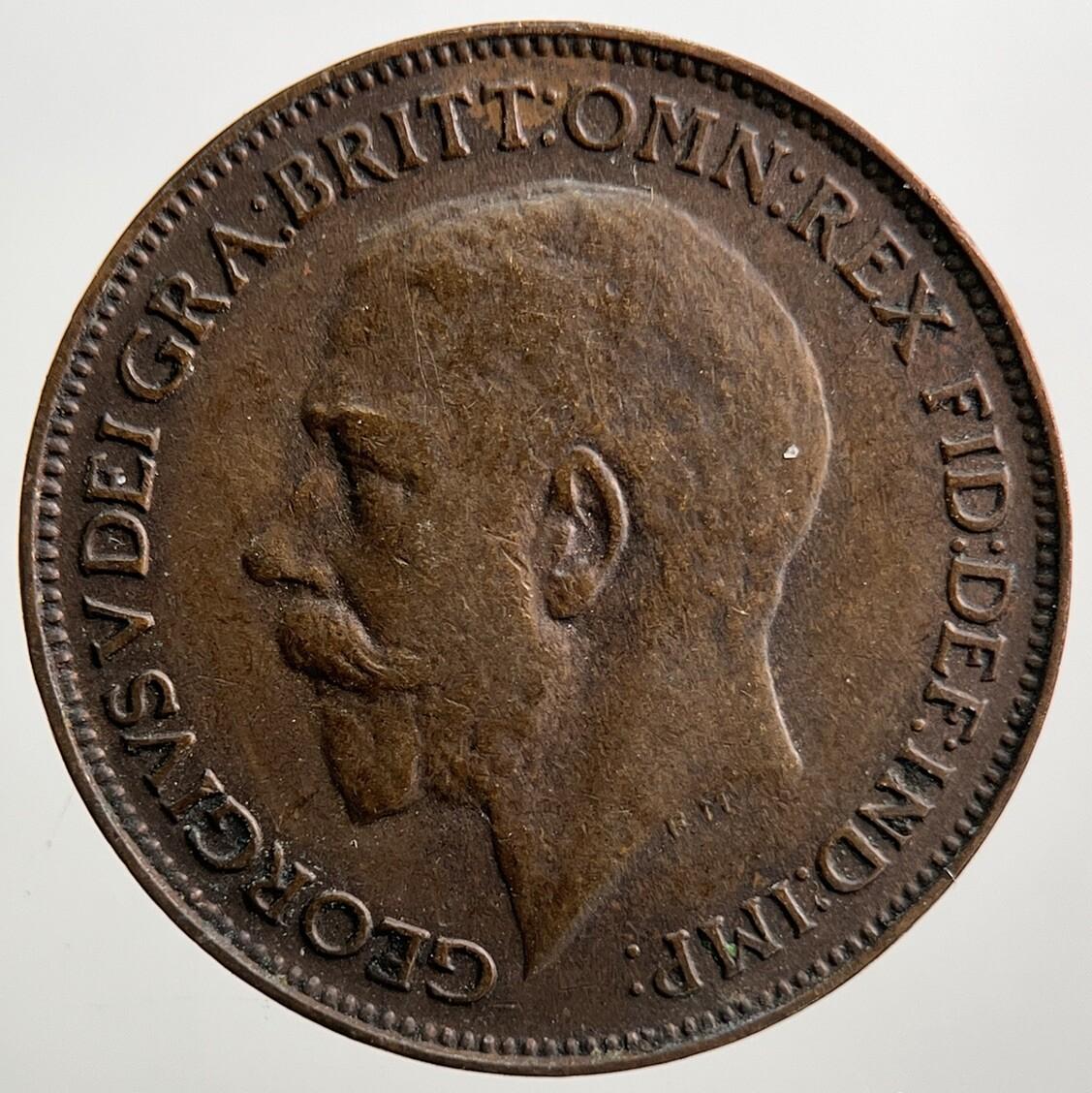 1925 George V Farthing Coin | Very High Grade