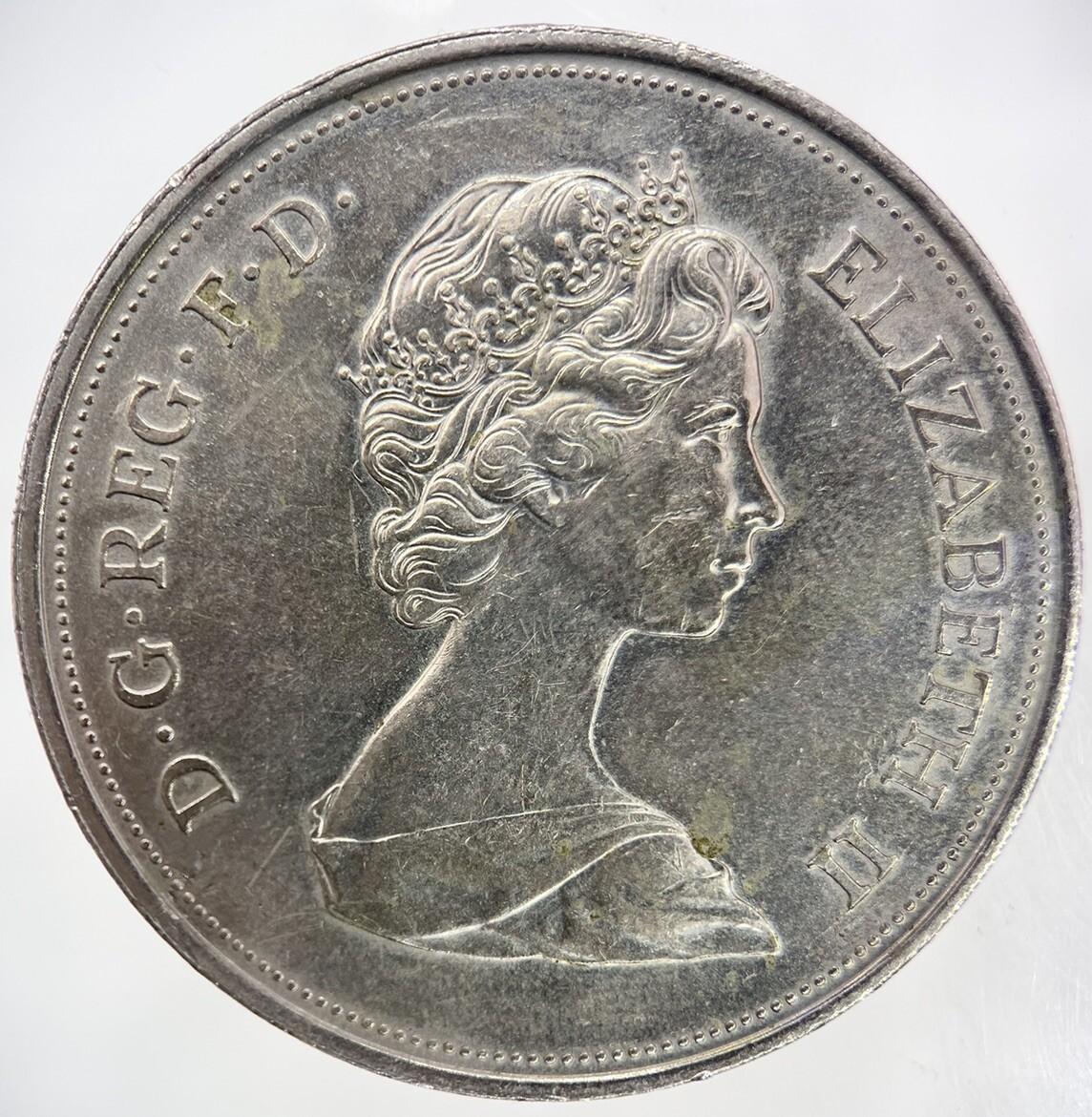 1972 Elizabeth II 2nd EP Crown Coin | Very High Grade | a2635
