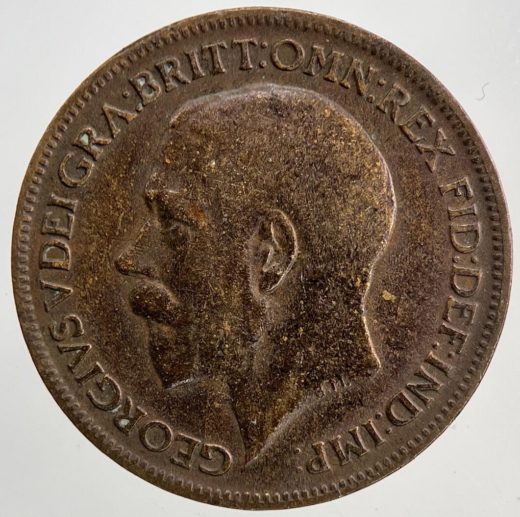 1915 George V Farthing Coin | Fine Collectable Grade