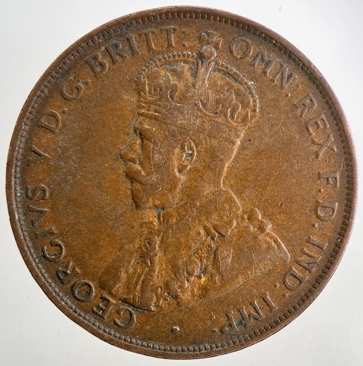 1928 Australia One Penny Coin | Fine Collectable Grade | a9473