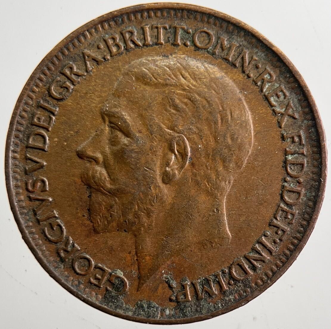1928 George V Farthing Coin | Very High Grade | a7387