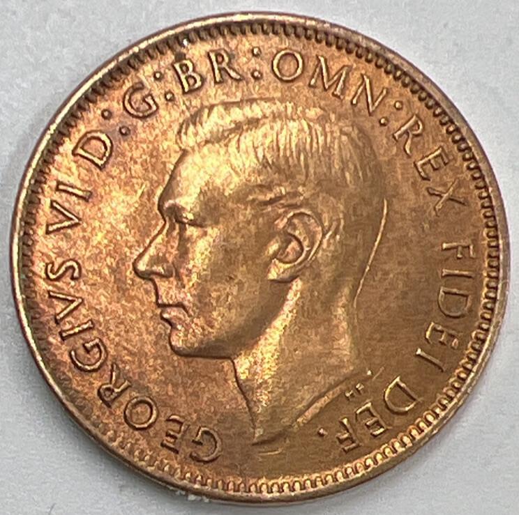 1950 Farthing | British Copper Coin | Extra Fine Grade | a409