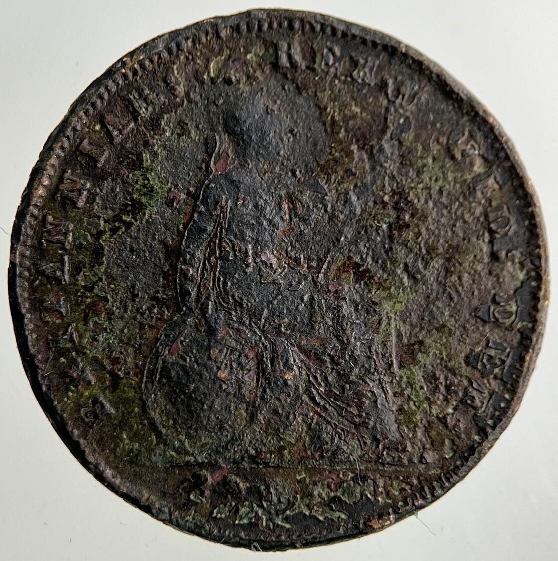 British William IV Farthing Coin | Fair Grade