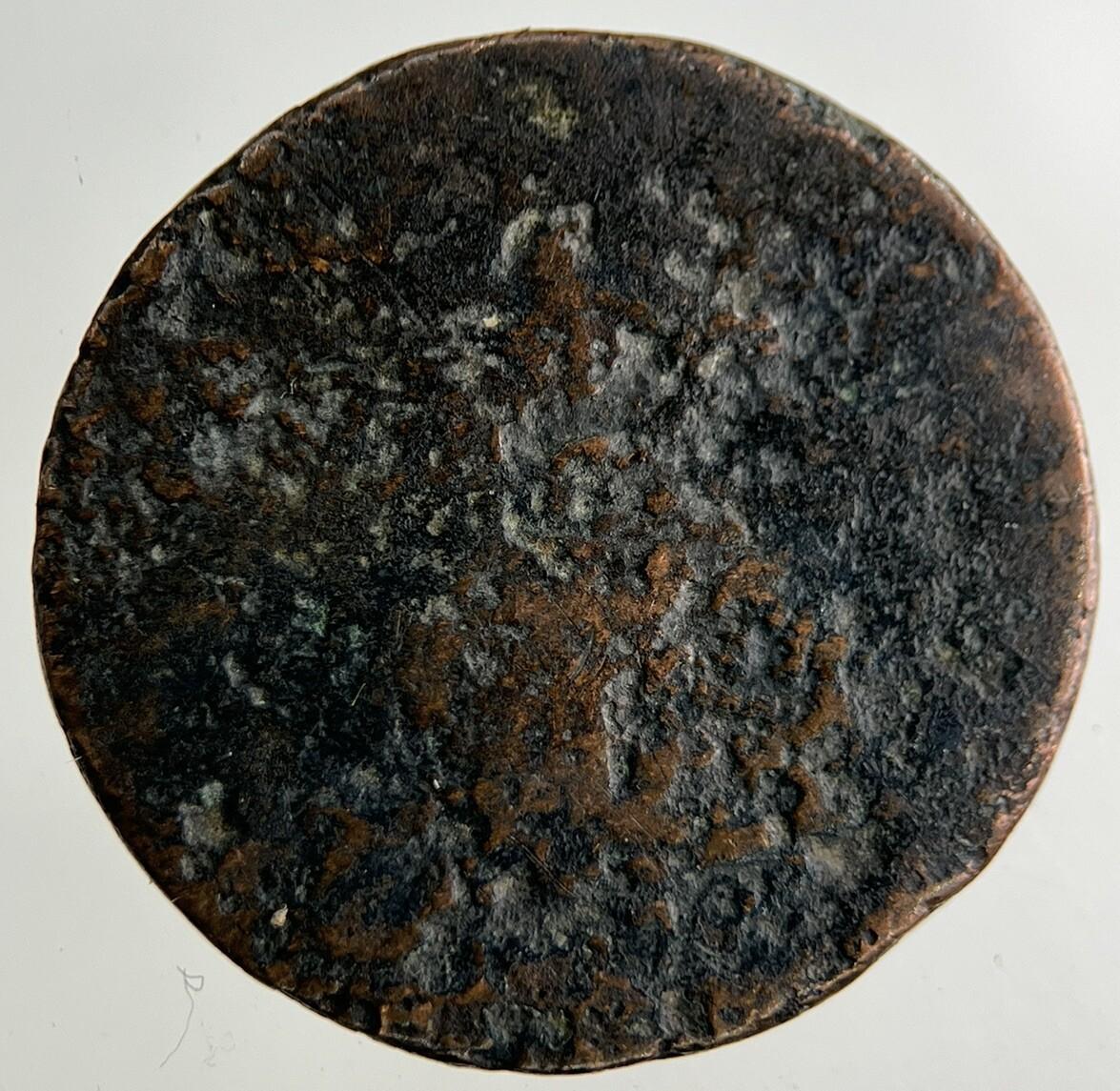 British George I 1st Farthing Coin | Fair Grade