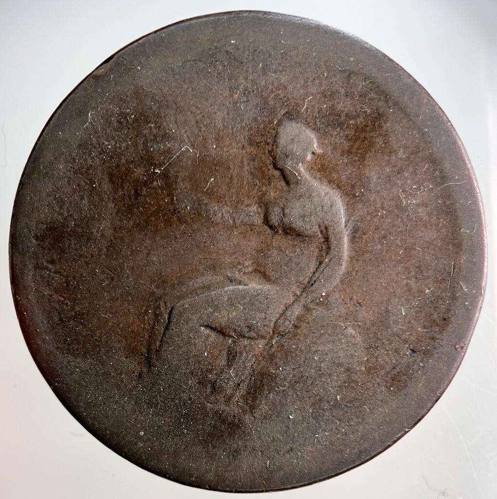 1806 George III One Penny Coin | Worn Grade | a3213