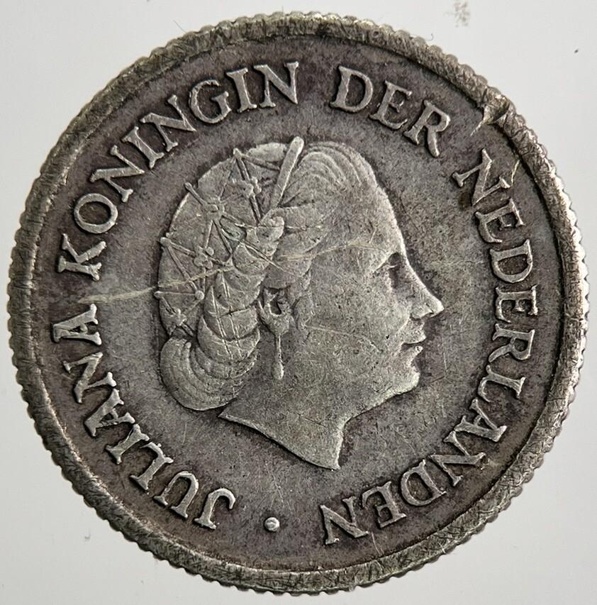 1957 Netherlands 1/4 Gulden Coin | Fine Collectable Grade | a9832