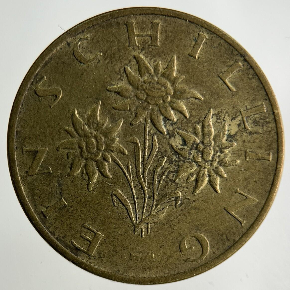 1981 Austria 1 Schilling Coin | Fine Collectable Grade