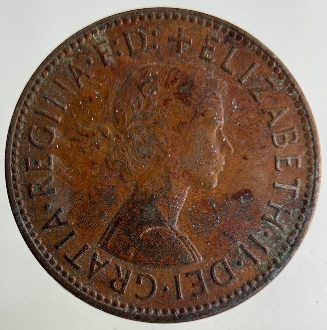 1967 Elizabeth II 2nd Half-Penny Coin | Fine Collectable Grade