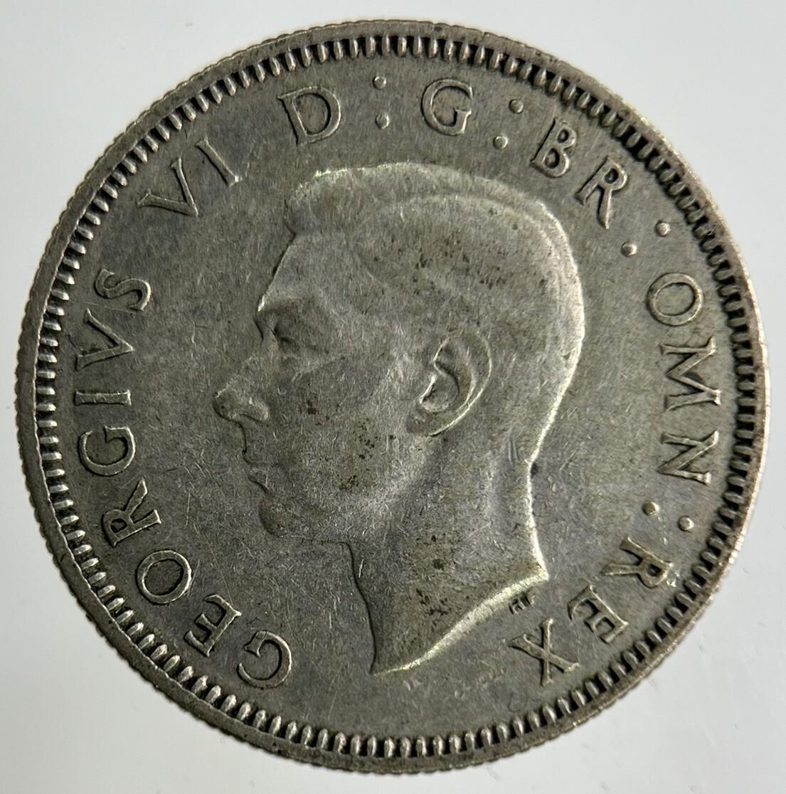 1939 George VI Shilling Silver Coin | Fine Collectable Grade