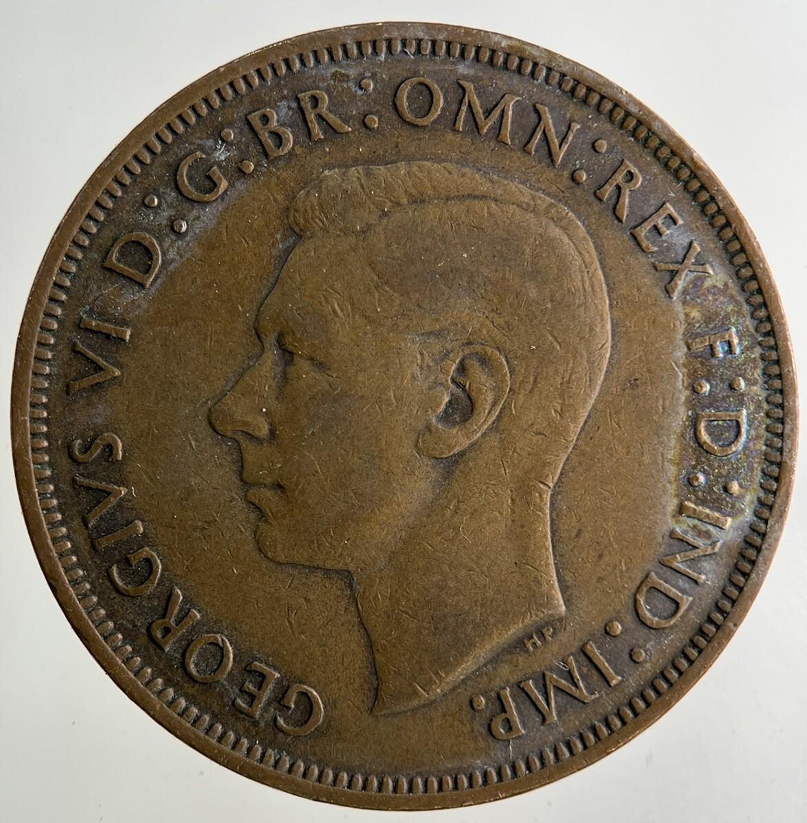 1945 George VI One Penny Coin | Fine Collectable Grade