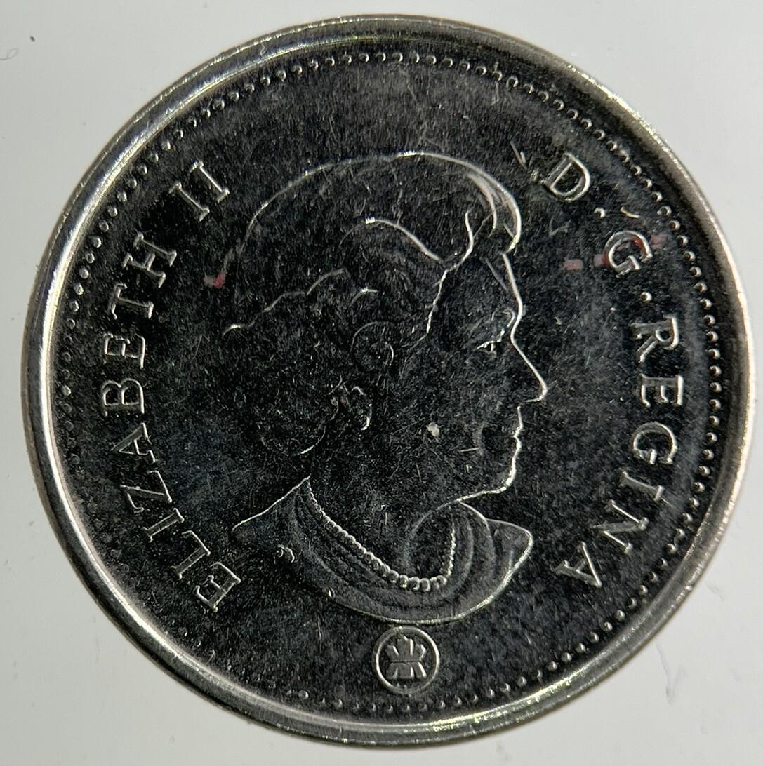 2008 Canada 5 Cents Coin | Fine Collectable Grade