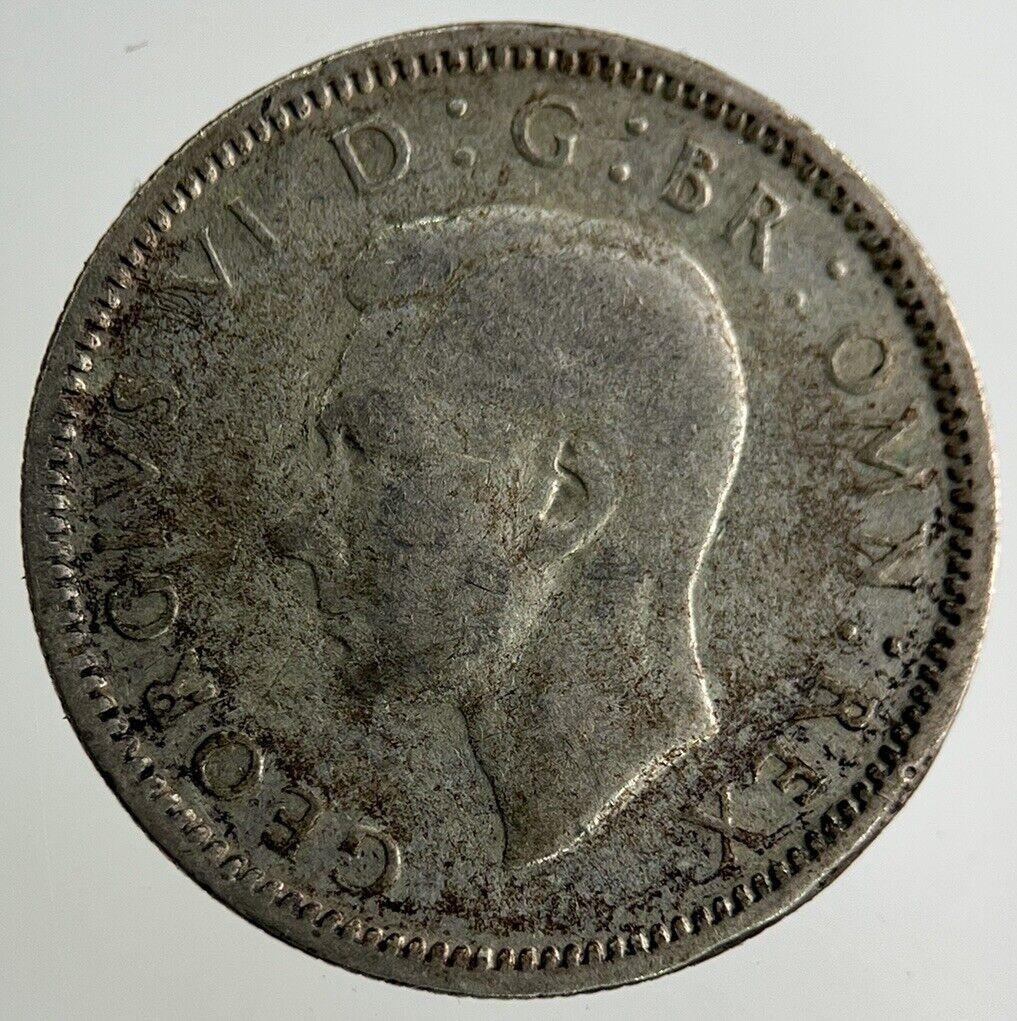1944 George VI Sixpence Silver Coin | Fine Collectable Grade