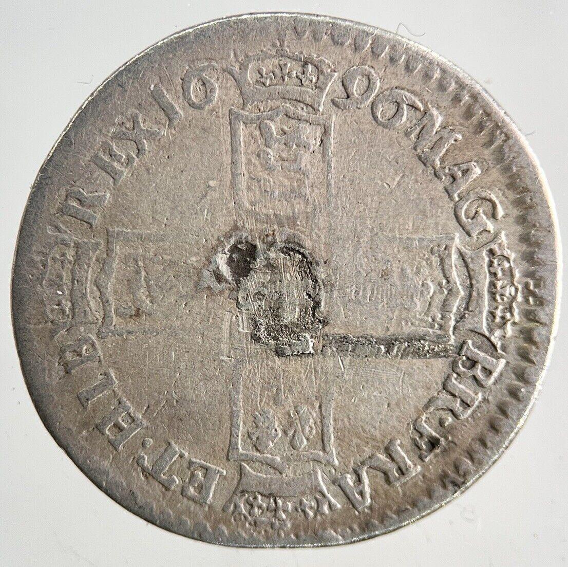 1696 William III 3rd Sixpence Silver Coin | Collectable Grade