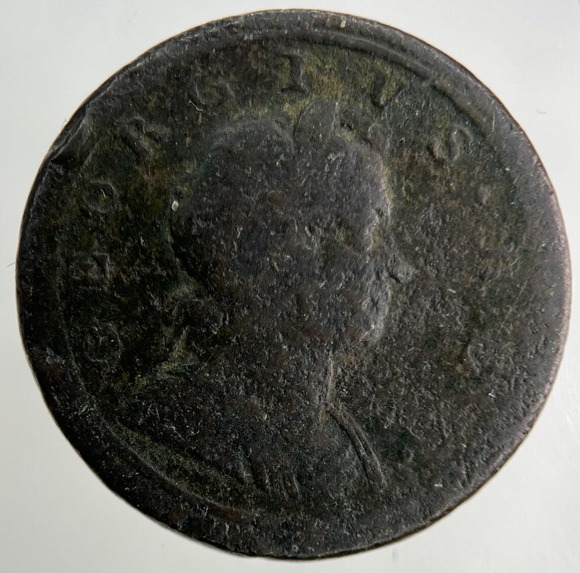 1719 George I 1st Half-Penny Coin | Collectable Grade