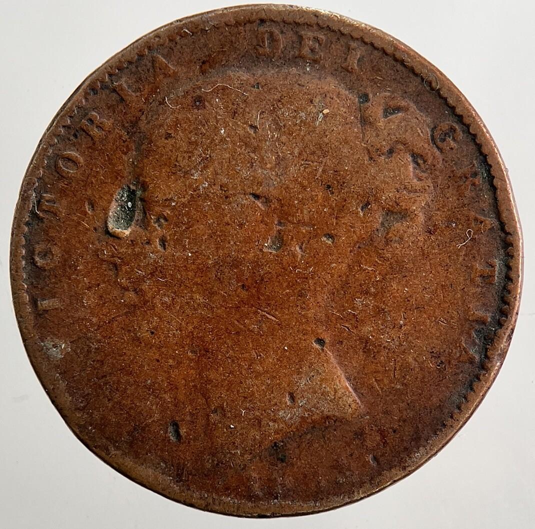 1853 Victoria Farthing Coin | Fair Grade | a5034