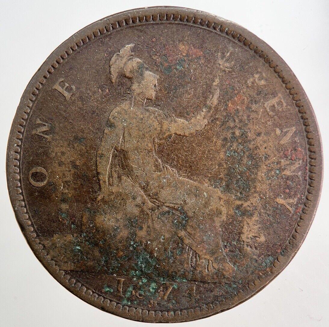1874 Victoria Penny Coin | Collectable Grade | a5774